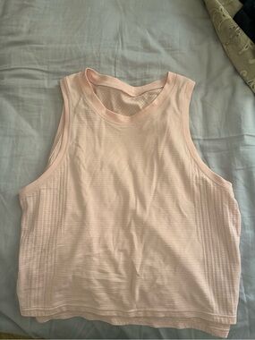 Lululemon Sleeveless Pink/ Peach Athletic Tank Top